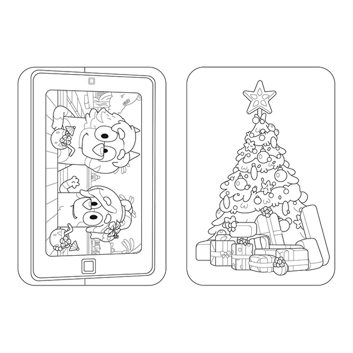 Bluey: Merry Christmas: A Colouring Book