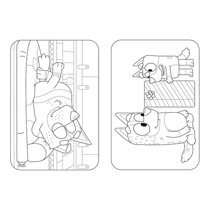 Bluey: Merry Christmas: A Colouring Book