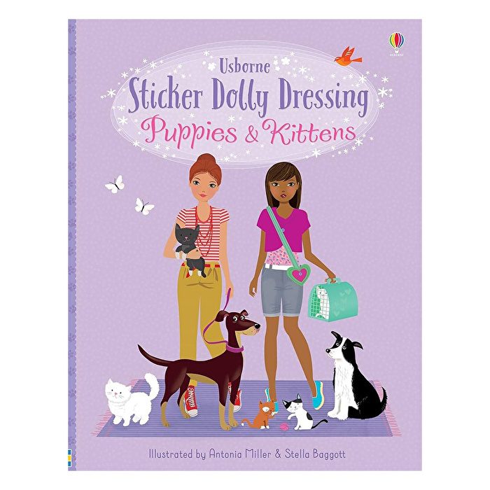 Sticker Dolly Dressing Puppies Kittens