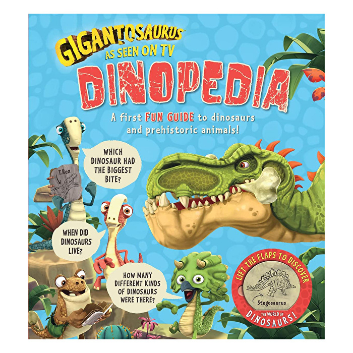 Templar Gigantosaurus Dinopedia Lift the flaps to discover the world of dinosaurs