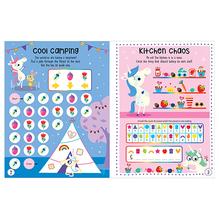 MBI - Balloon Stickers Unicorns Activity Book