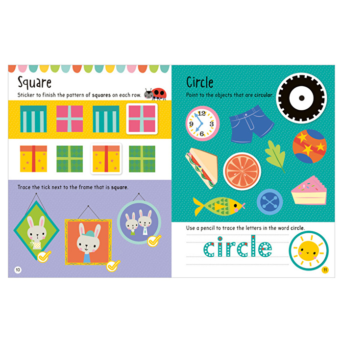 MBI - Big Stickers for Little Hands Colours and Shapes
