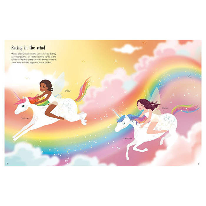 Sticker Dolly Dressing Rainbow Unicorns
