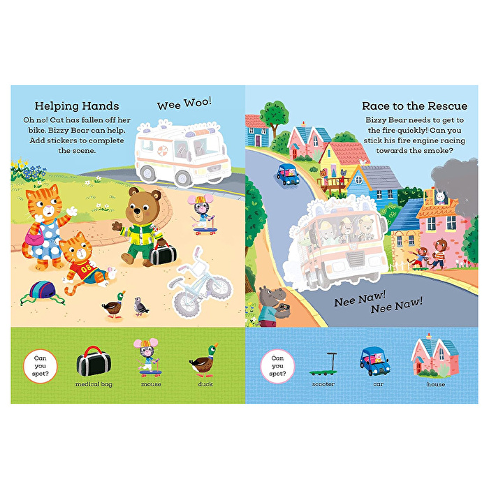 Bizzy Bear: Sticker Book: Go