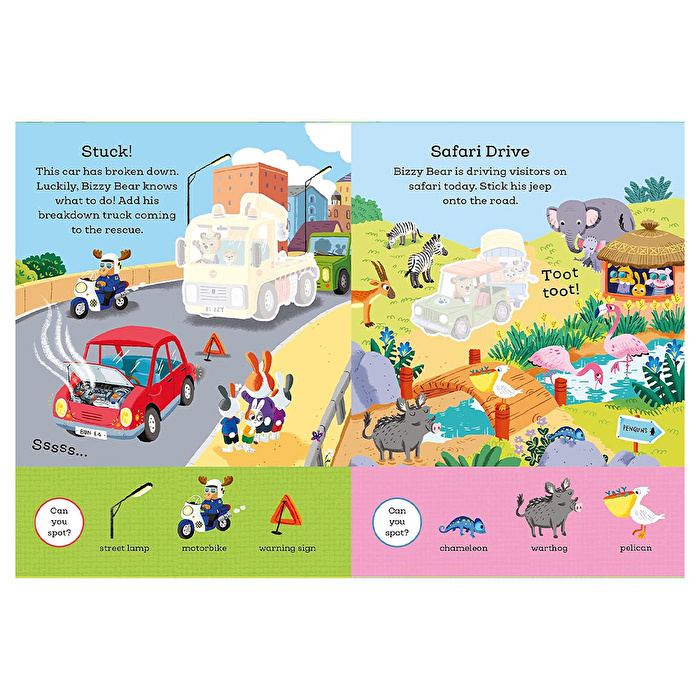 Bizzy Bear: Sticker Book: Go