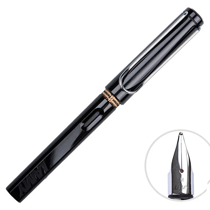 LAMY Safari Dolma Kalem Metal Klips M Uç Siyah+LAMY Yumuşak Kapak Defter A5 Siyah