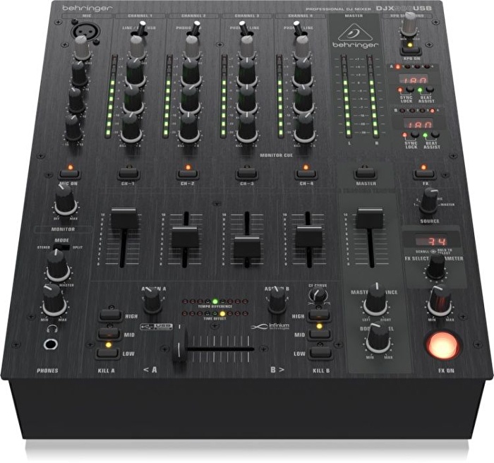 BEHRINGER Pro Mixer DJX900USB 5 Kanallı USB Dj Mikser