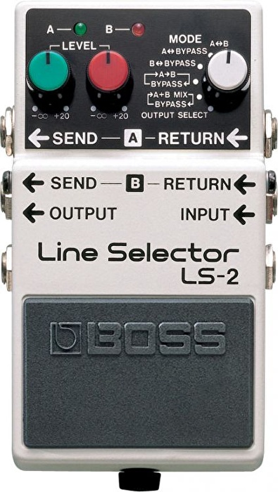 Boss LS-2 Line Selector Compact Pedalı