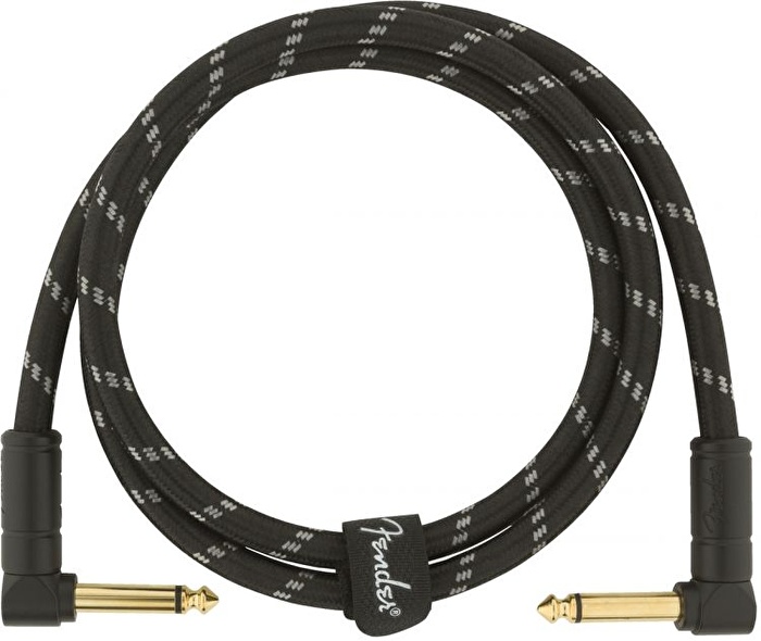 Fender Deluxe L Uç 90cm Siyah Tweed Enstrüman Kablo