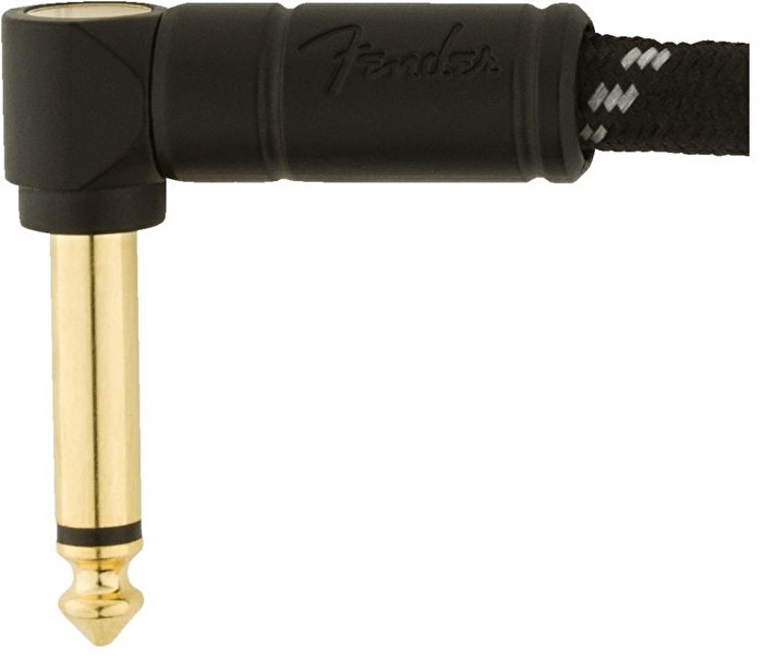 Fender Deluxe (2li Paket) L Uç 15cm Siyah Tweed Enstrüman Kablo