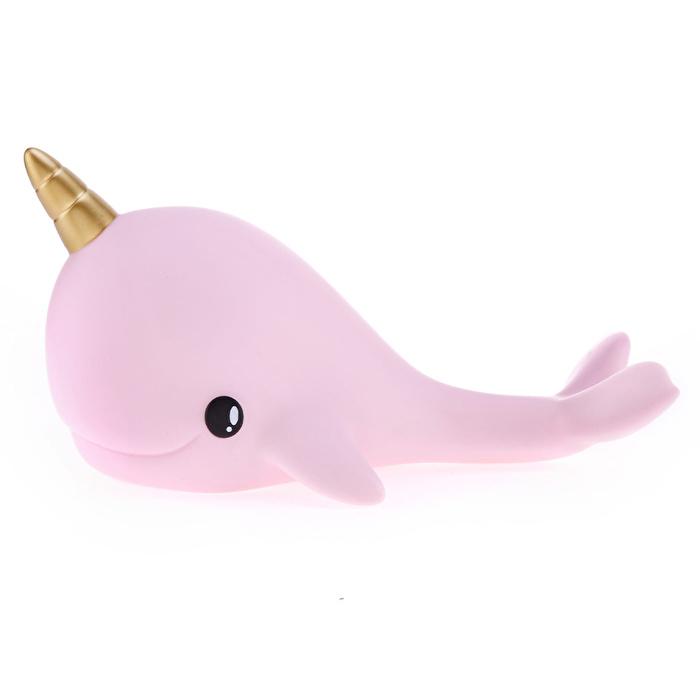 DHINK Narwhal Pembe Gece Lambası