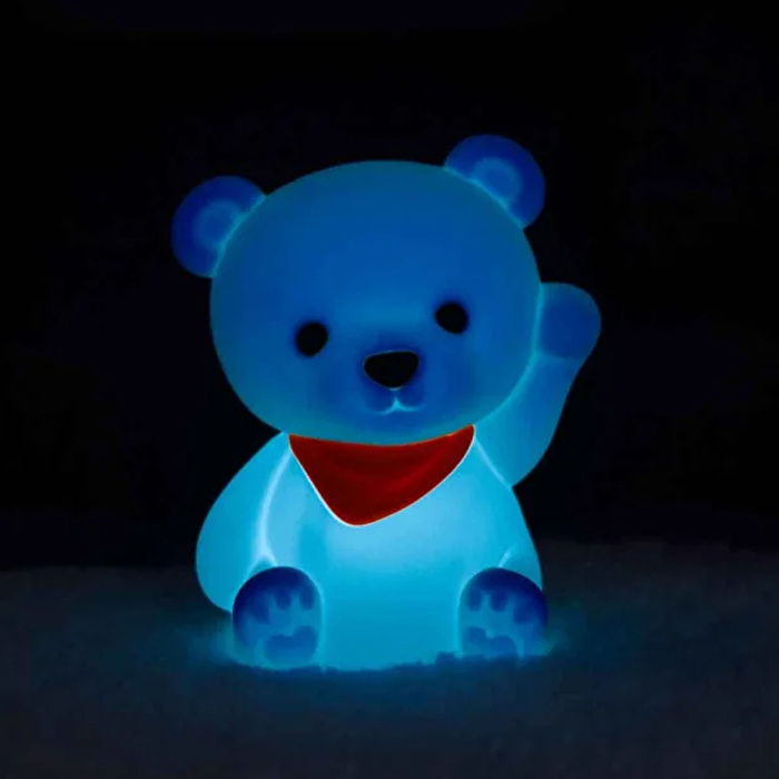 DHINK Silikon Gece Lambası Ayıcık Sarı
