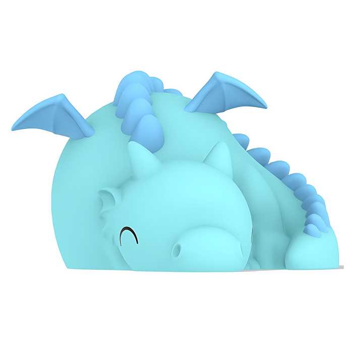 DHINK Silikon Gece Lambası Dragon Mavi