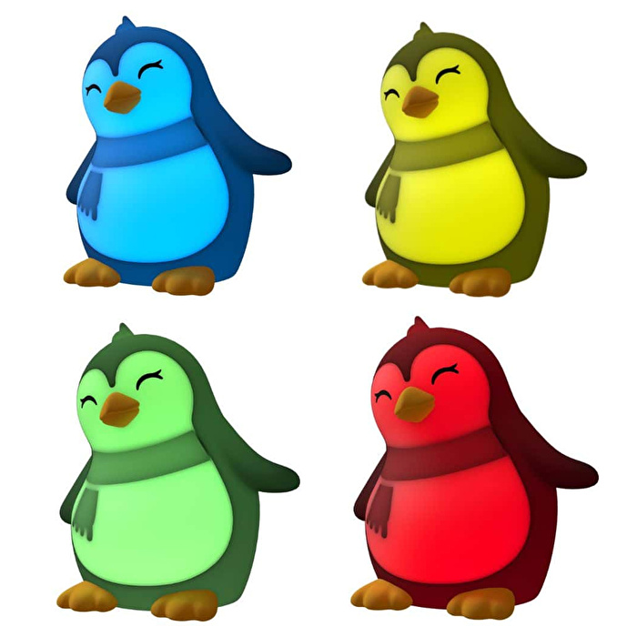 DHINK Silikon Şarjlı Gece Lambası Penguen