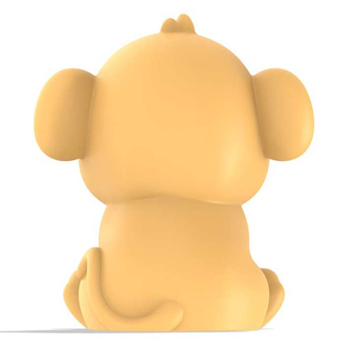 DHINK Zodiac Monkey Gece Lambası Turuncu