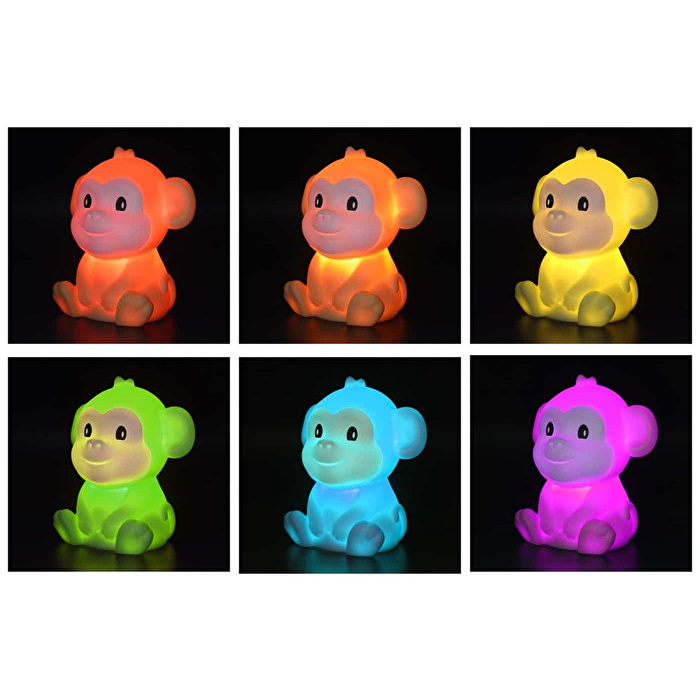 DHINK Zodiac Monkey Gece Lambası Turuncu