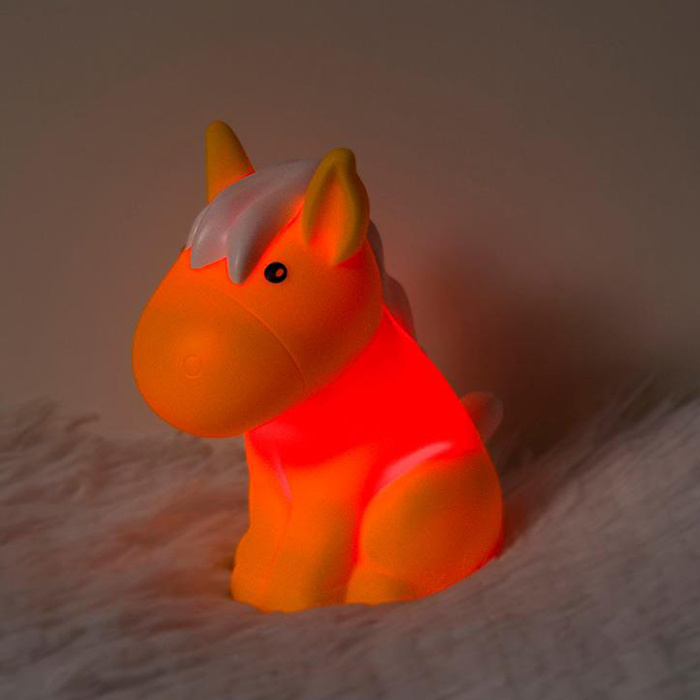DHINK Zodiac Baby Horse Gece Lambası Turuncu