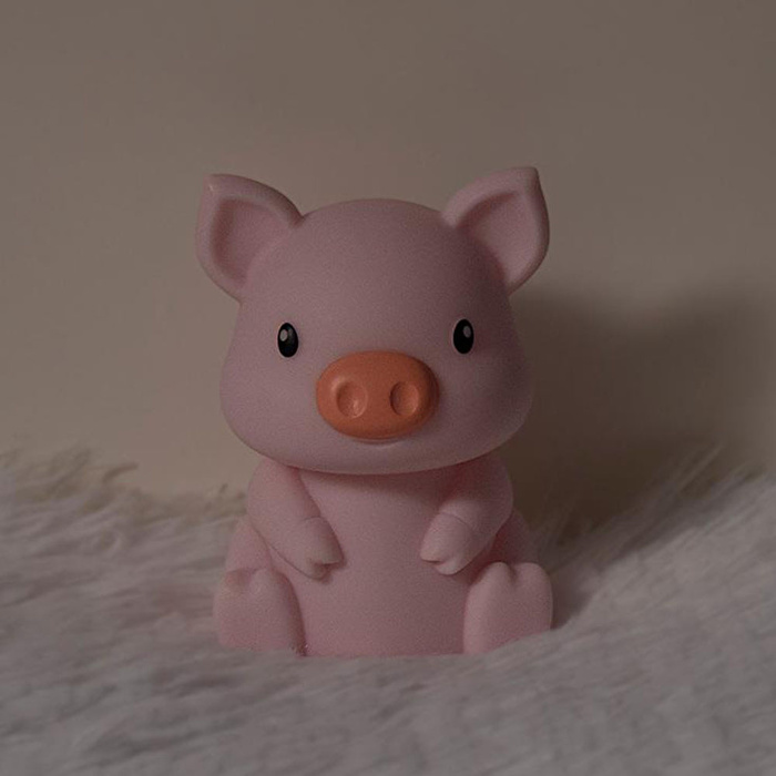 DHINK Zodiac Pig Gece Lambası Pembe
