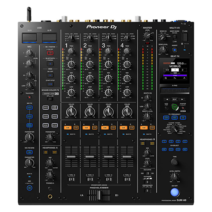 PIONEER DJ by ALPHATHETA DJM-A9 4 Kanal High End Dijital DJ Mikseri