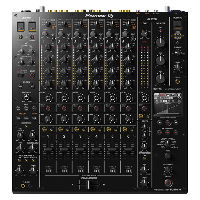 PIONEER DJ by ALPHATHETA DJM-V10 6 Kanal DJ Mikseri