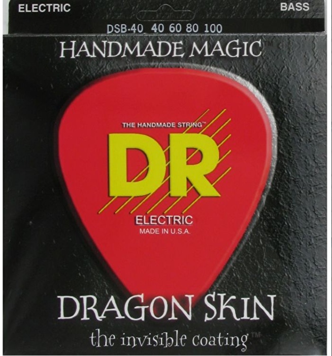 DR DSB40 DRAGON SKIN Clear 40-100 Lite Bas Gitar Teli