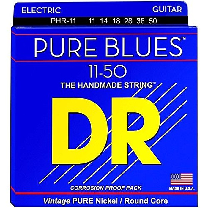 DR PHR11 PURE BLUES 11, 14, 18, 28, 38, 50 Heavy Elektro Gitar Teli