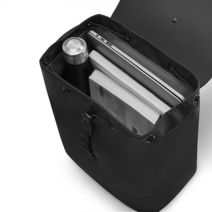 GASTON LUGA Dash Bucket Laptop Bölmeli Sırt Çantası 11"/13" - Siyah