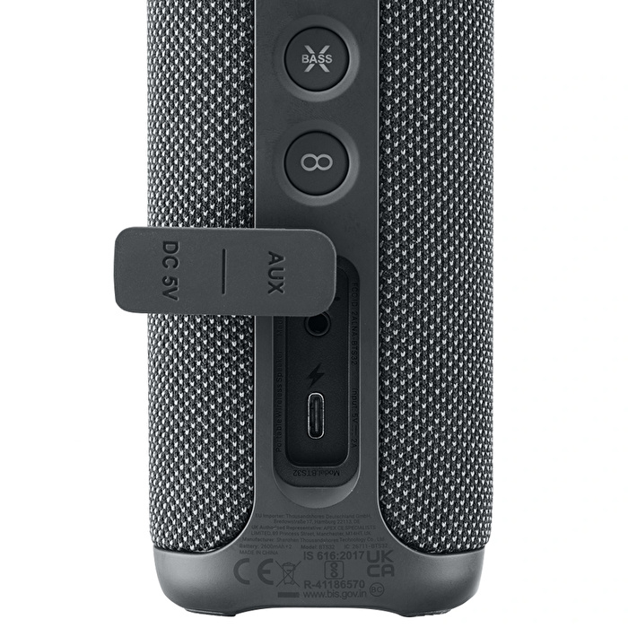 TRIBIT Stormbox 2 IPX7 T-BTS32 Su Geçirmez 24 Saat Oynatma Süresi 2 * 17W Taşınabilir Siyah Bluetooth Hoparlör