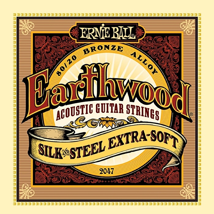 ERNIEBALL P02047 EARTHWOOD 80/20 BRONZE S&S EX SOF