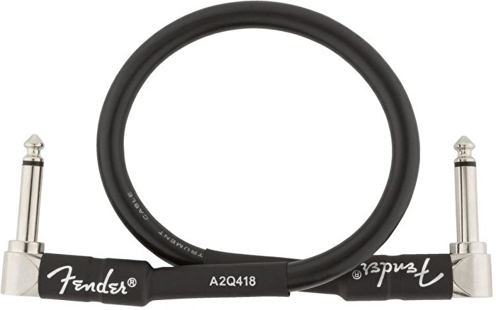 Fender Professional L/L Uç 30 cm Siyah Pedal Ara Kablosu