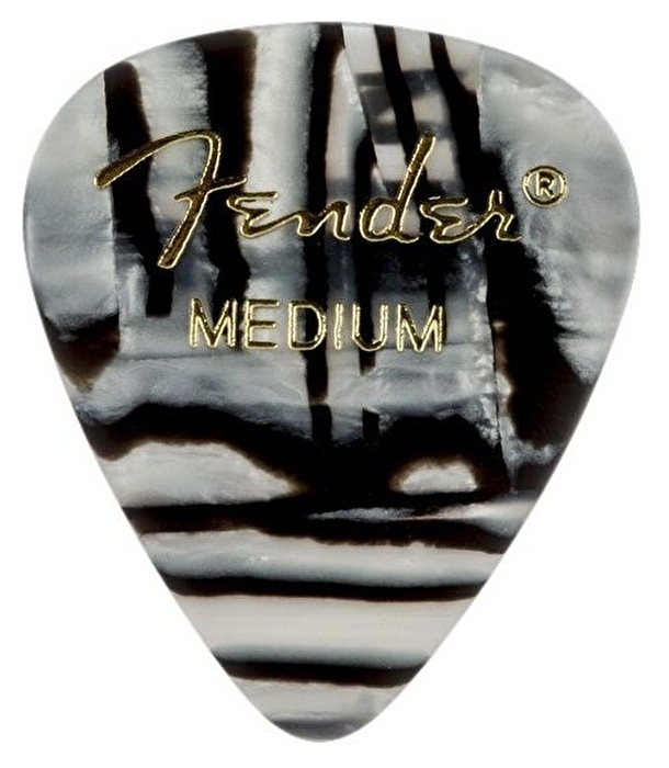 Fender Premium 351 Shape Medium Zebra Desenli Pena (12 Adet)