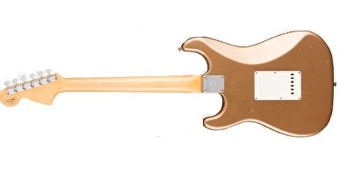 Fender Custom Shop 1969 Stratocaster Journeyman Relic Gülağacı Klavye Aged Firemist Gold Elektro Gitar