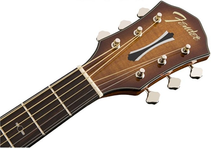 Fender FA-345CE Auditorium Laurel Klavye 3-Tone Tea Burst Elektro Akustik Gitar