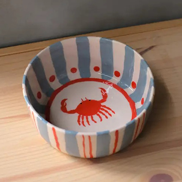 GRİ SERAMİK Crab Bowl