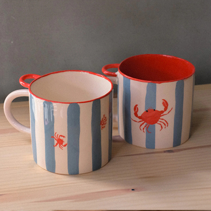 GRİ SERAMİK Crab Fincan