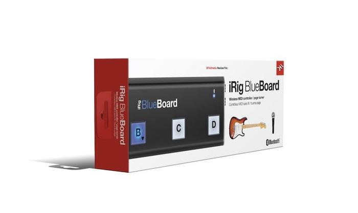 IK Multimedia iRig BlueBoard  Bluetooth Pedalboard (iOS & Mac)