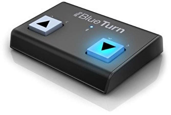 IK Multimedia iRig BlueTurn Işıklı Bluetooth Sayfa Değiştirme / Kaydırma Cihazı (iOS, Android & Mac)