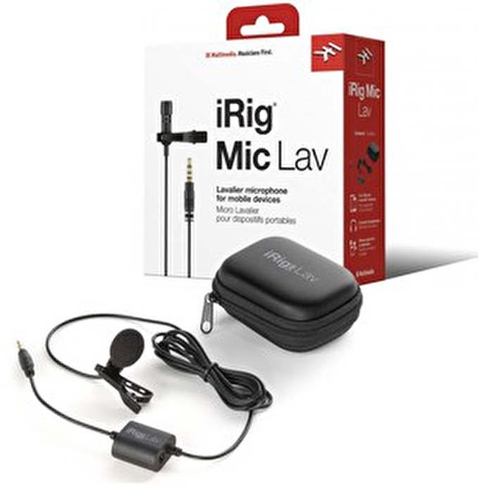 IK Multimedia iRig Mic Lav 2 Pack Lavalier / Lapel / Clip-On Mikrofon (iOS & Android). 2'li Paket