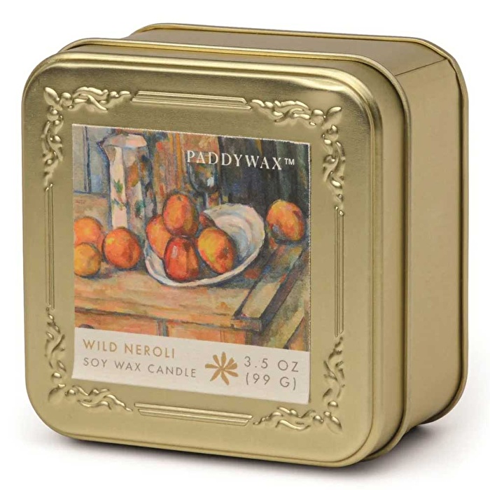 PADDYWAX Empresyonistler Metal Teneke Mum 99 gr 8x8 cm Degas Cezanne Still Life With Milk Jug - Fruit