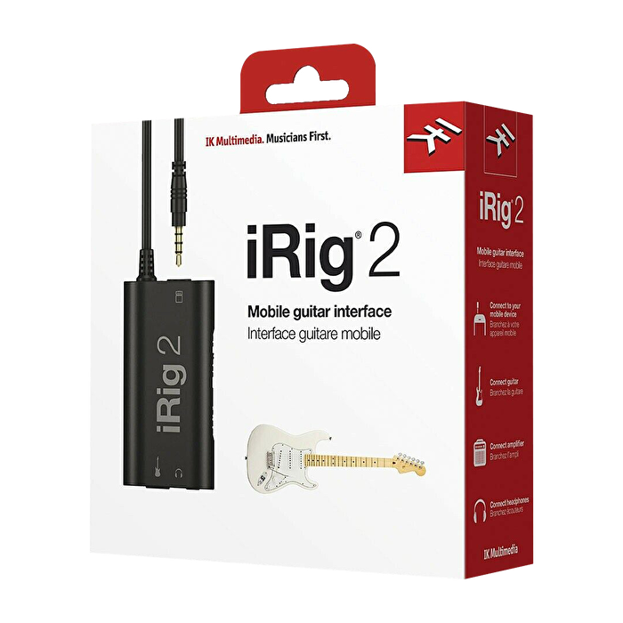IK Multimedia iRig 2 Elektro & Bas Gitar Ses Kartı (iOS)