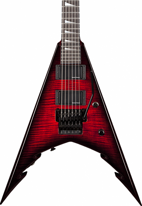 Jackson Corey Beaulieu Artist Serisi USA KV6 Abanoz Klavye Trans Red Hard Case Elektro Gitar
