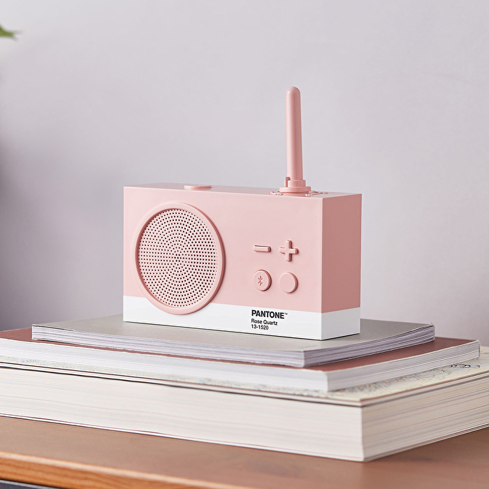 LEXON x Pantone Tykho 3 Bletooth Hoparlör ve Radyo Açık Pembe