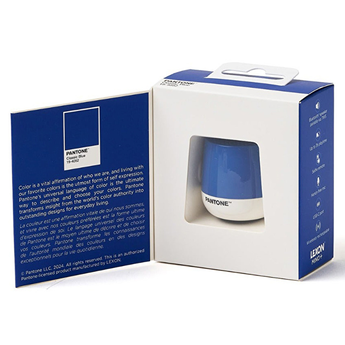 LEXON x Pantone Mino + Bluetooth Hoparlör Mavi