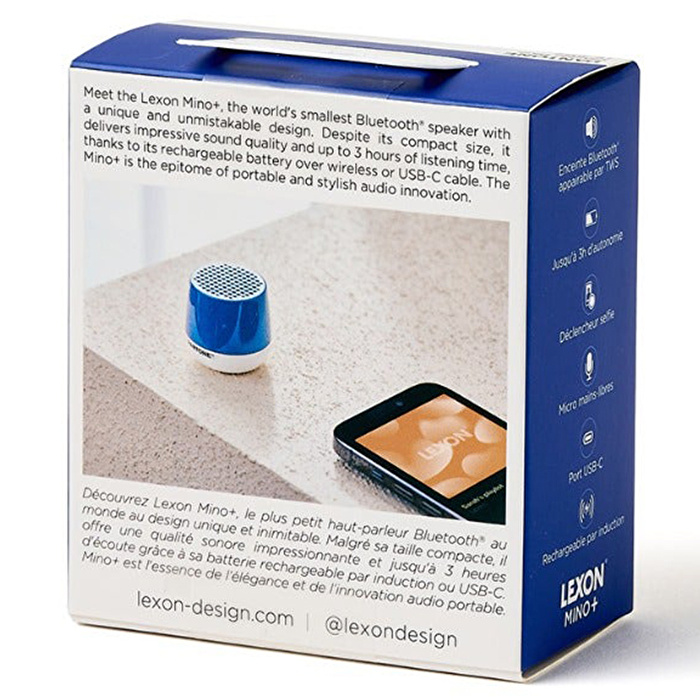 LEXON x Pantone Mino + Bluetooth Hoparlör Mavi