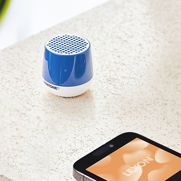 LEXON x Pantone Mino + Bluetooth Hoparlör Mavi