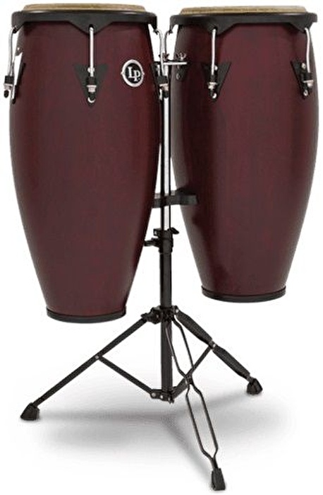 LATIN PERCUSSION LP646NY-DW - LP City 10''& 11" Sehpalı Ağaç Conga Set