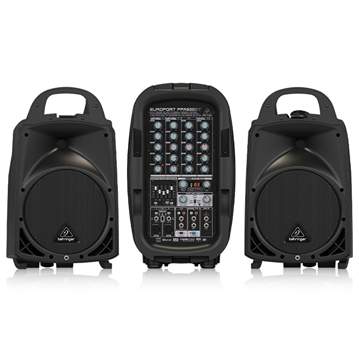 BEHRINGER 500 Watt 6 Kanallı Taşınabilir PA Sistemi