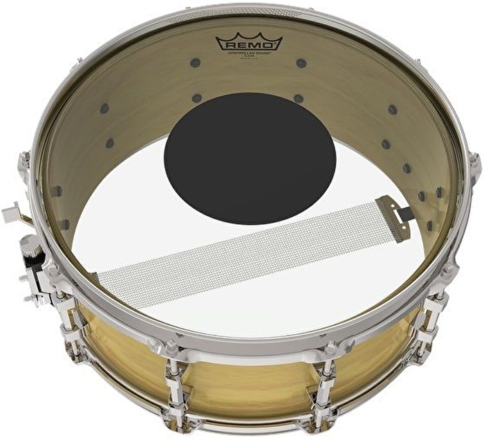 REMO CS-0312-10- Controlled Sound® Şeffaf Top Black Dot™ 12" Davul Derisi