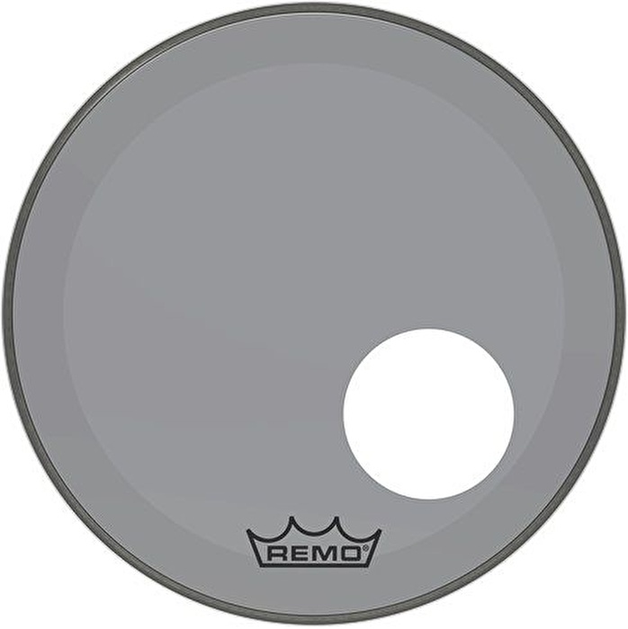 REMO P3-1318-CT-SMOH - Powerstroke® P3 Colortone™ Smoke 5" Delikli 18" Bas Davul Derisi