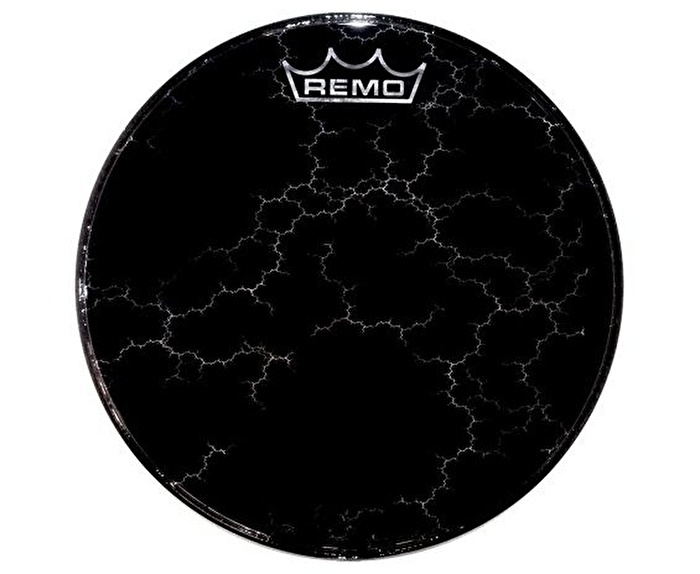 REMO PA-1018-C3- Chromeburst Black Desenli 18" Resonant Bas Davul Derisi